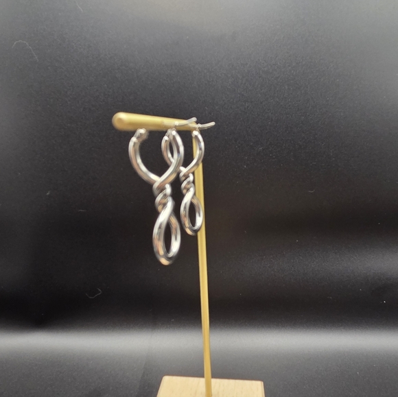 Steel Earrings - Picture 2 of 4